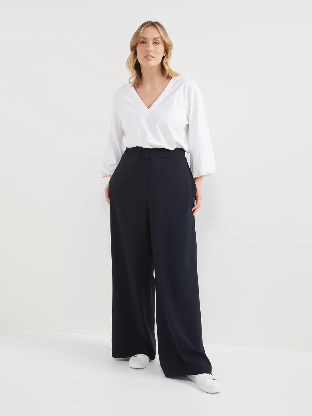The Cotton Tuck Sleeve Top - Image 5