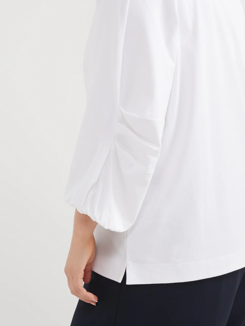 The Cotton Tuck Sleeve Top - Image 8