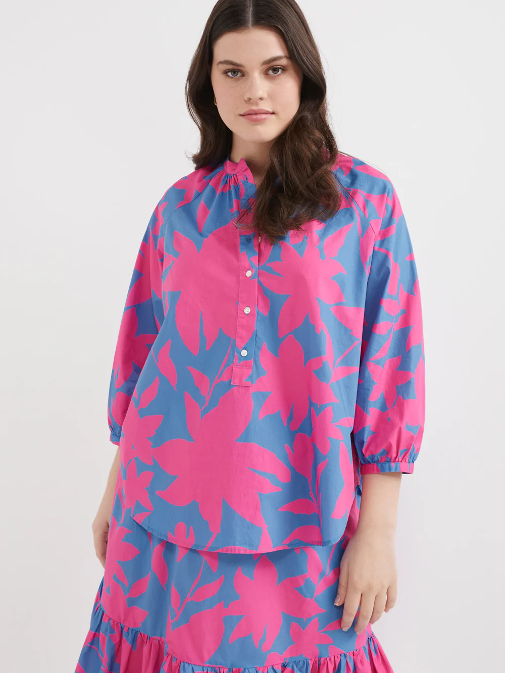 The Cotton Voile Statement Print Top - Image 2