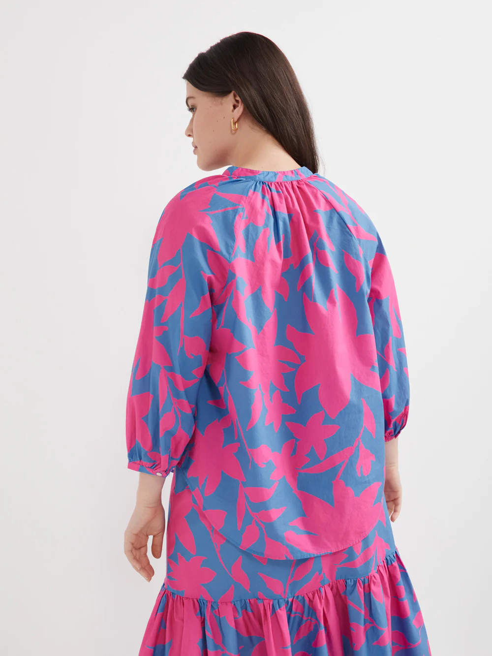 The Cotton Voile Statement Print Top - Image 3