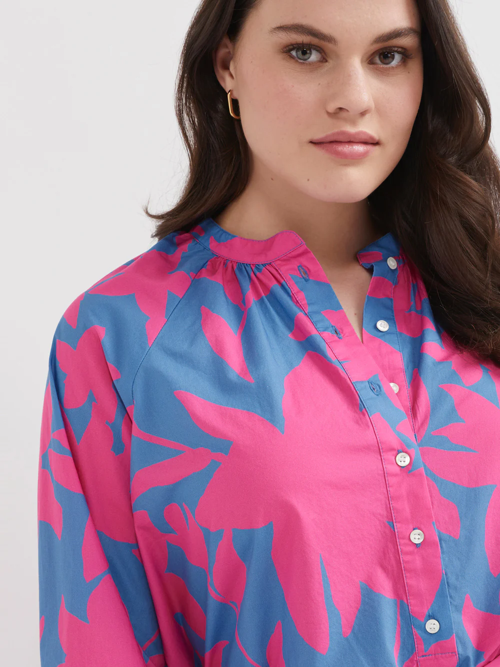 The Cotton Voile Statement Print Top - Image 4