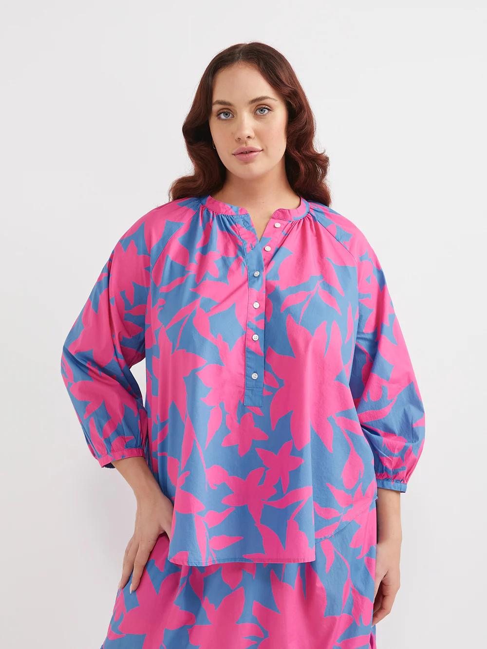 The Cotton Voile Statement Print Top - Image 5