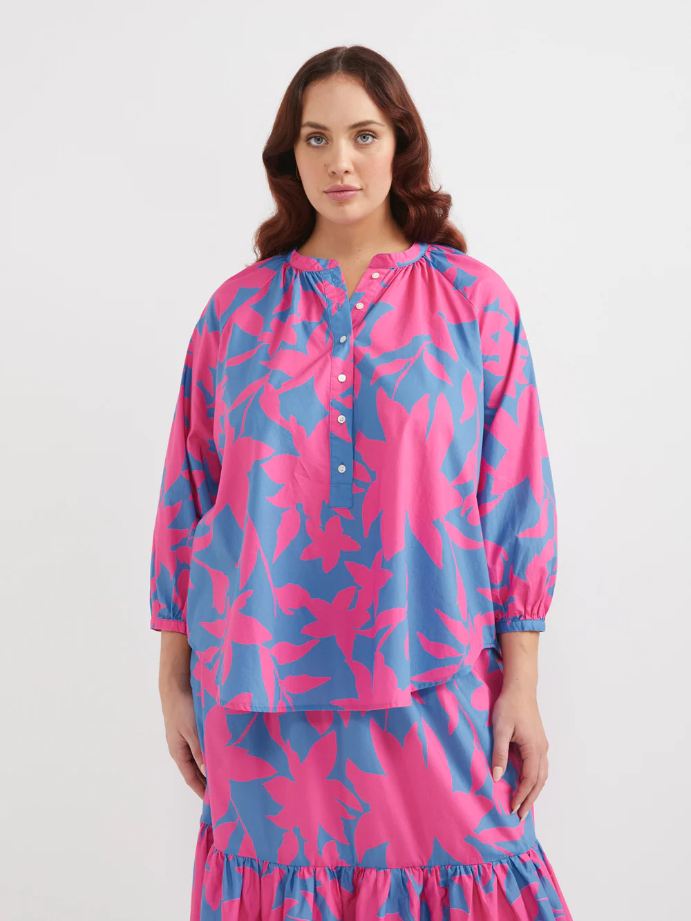 The Cotton Voile Statement Print Top - Image 9