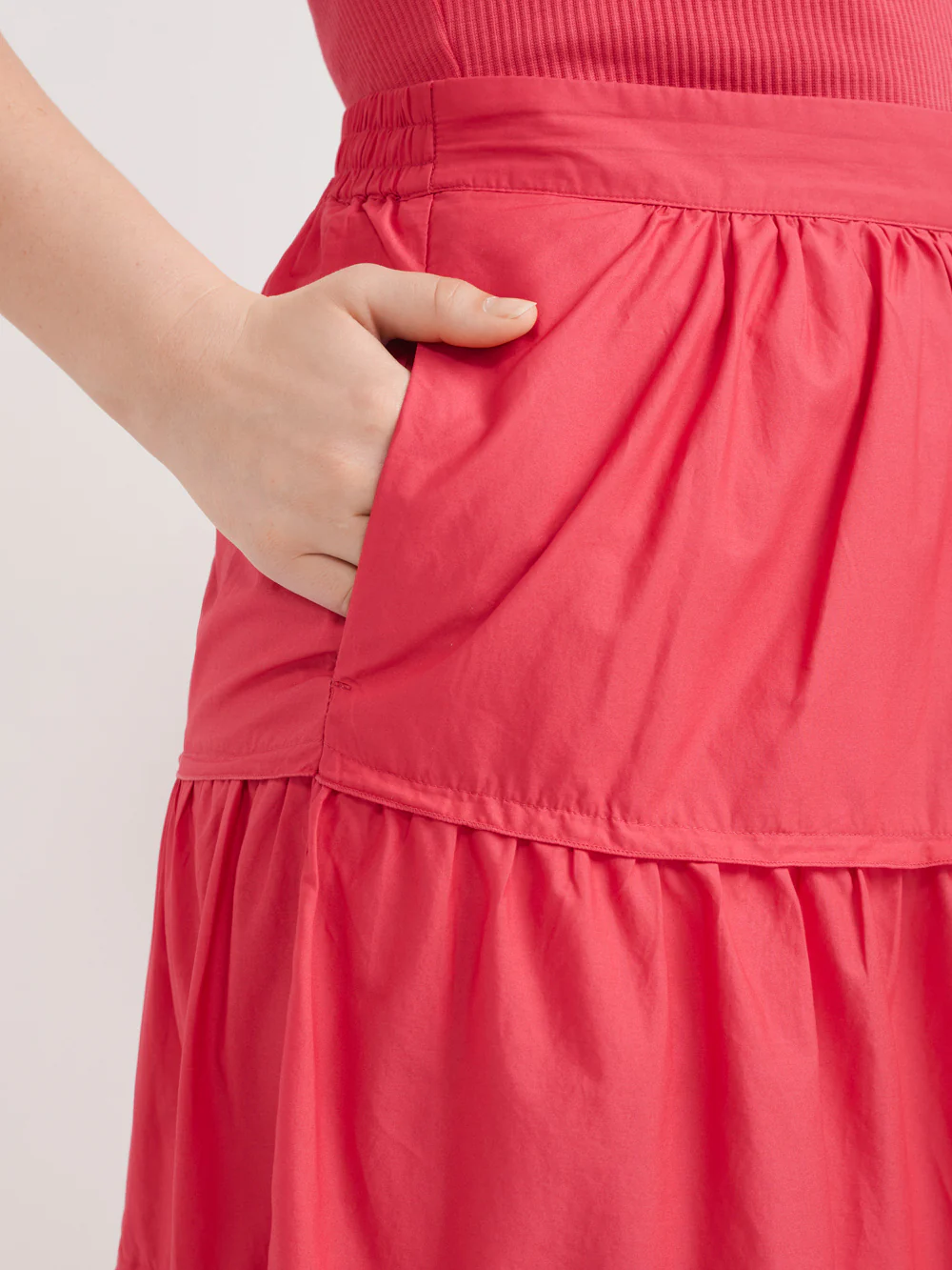 The Cotton Voile Tiered Skirt - Image 4