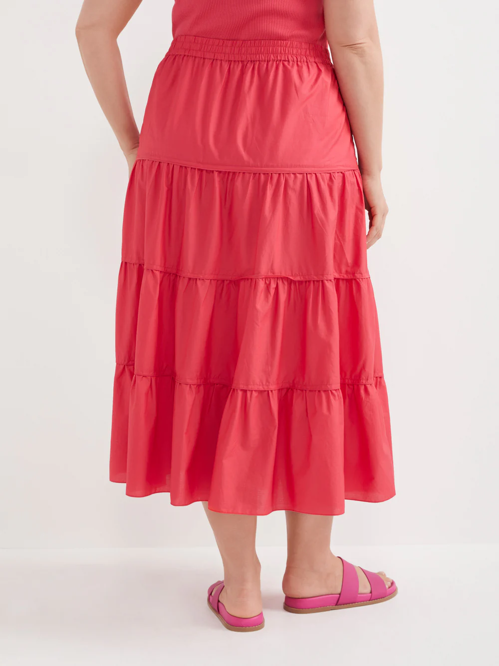 The Cotton Voile Tiered Skirt - Image 7
