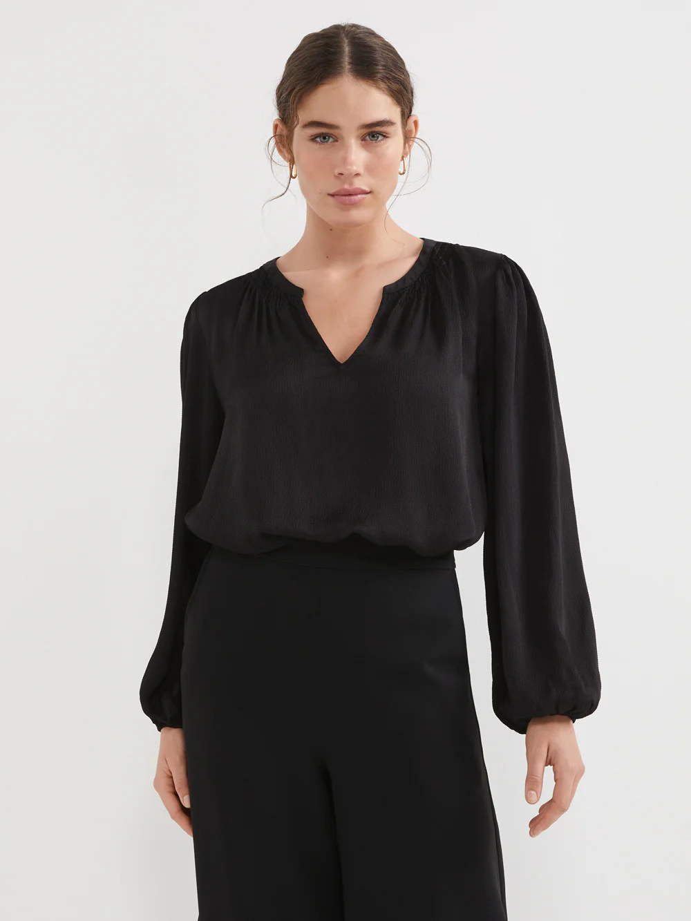 The Crinkle Draped Top