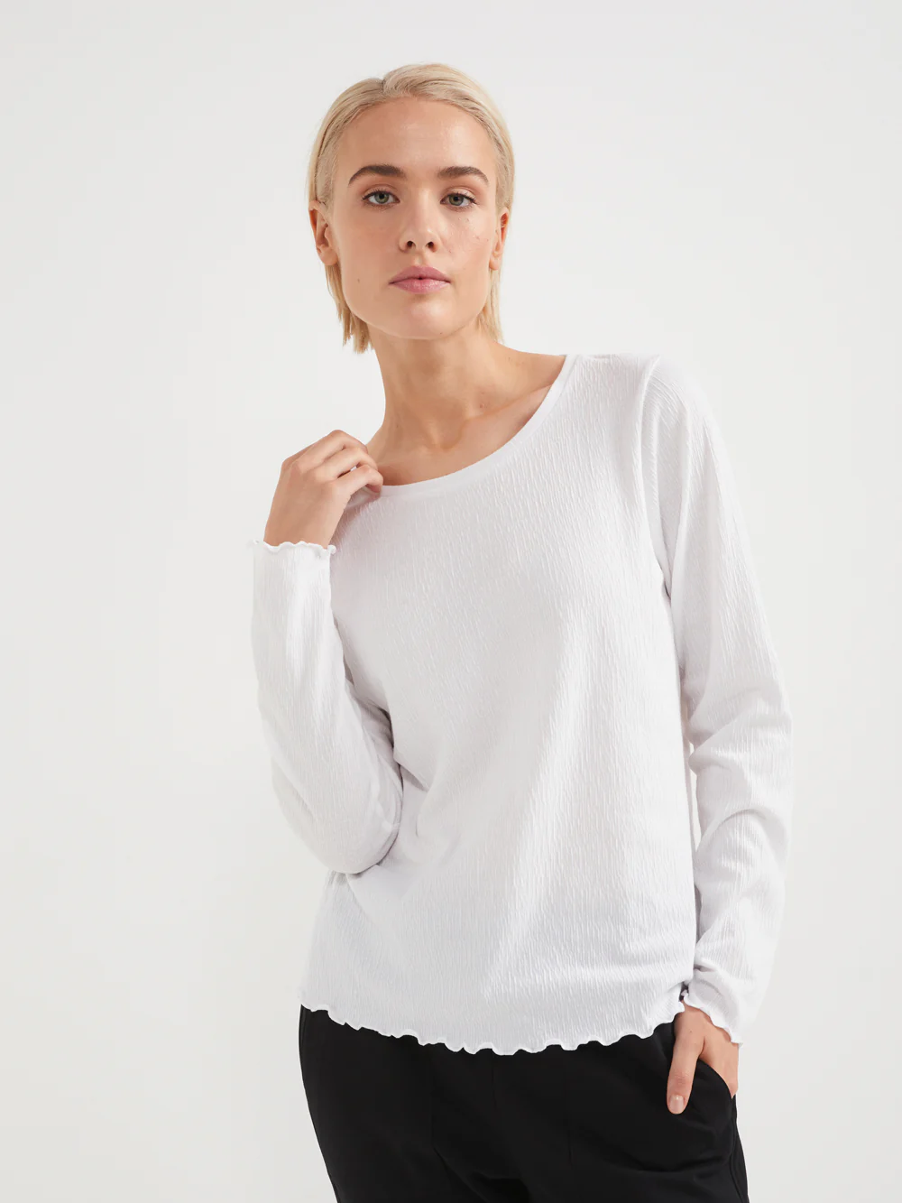 The Crinkle Jersey Tee - Image 2