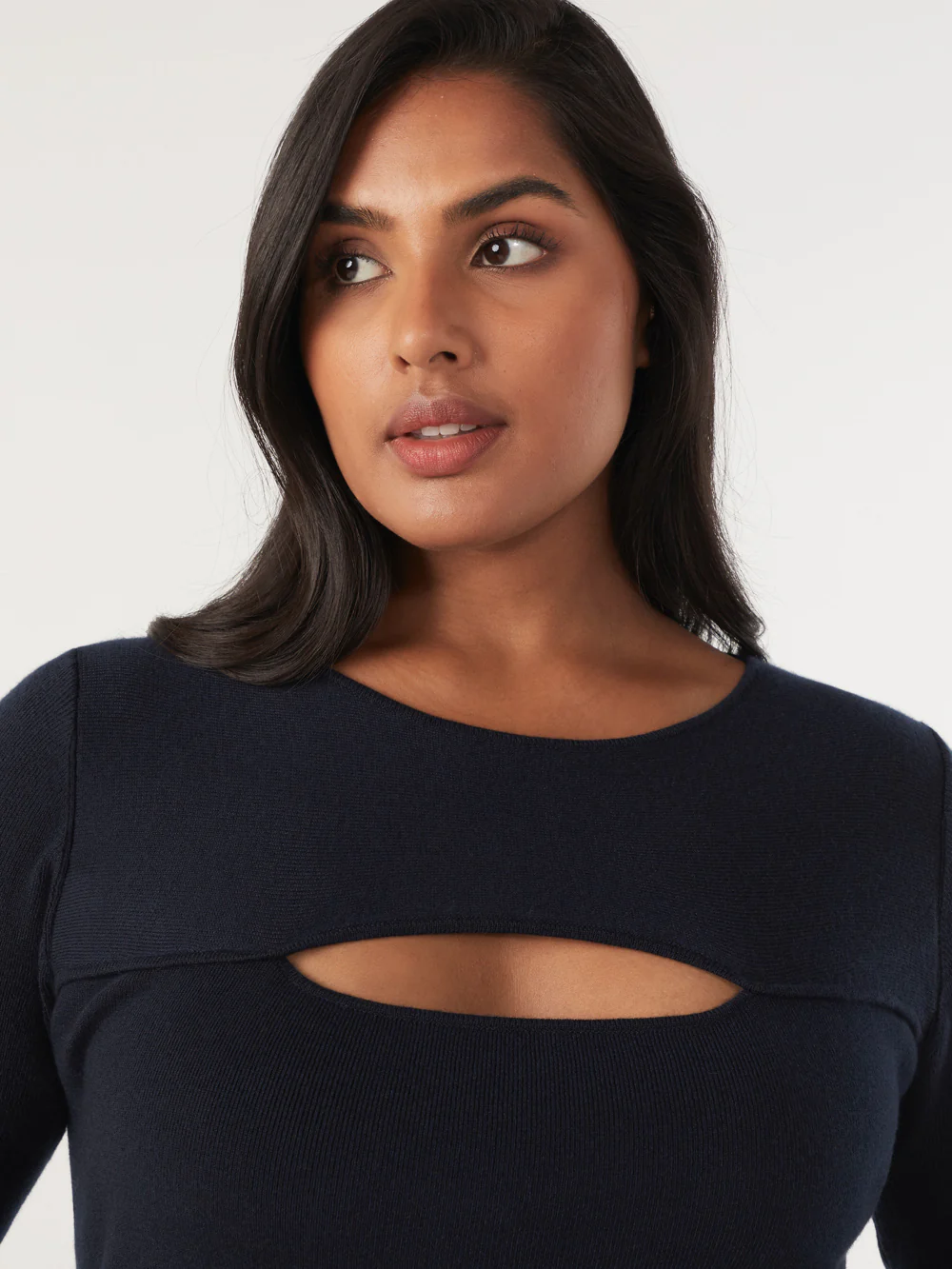 The Cutout Knit Rib Dress - Image 6