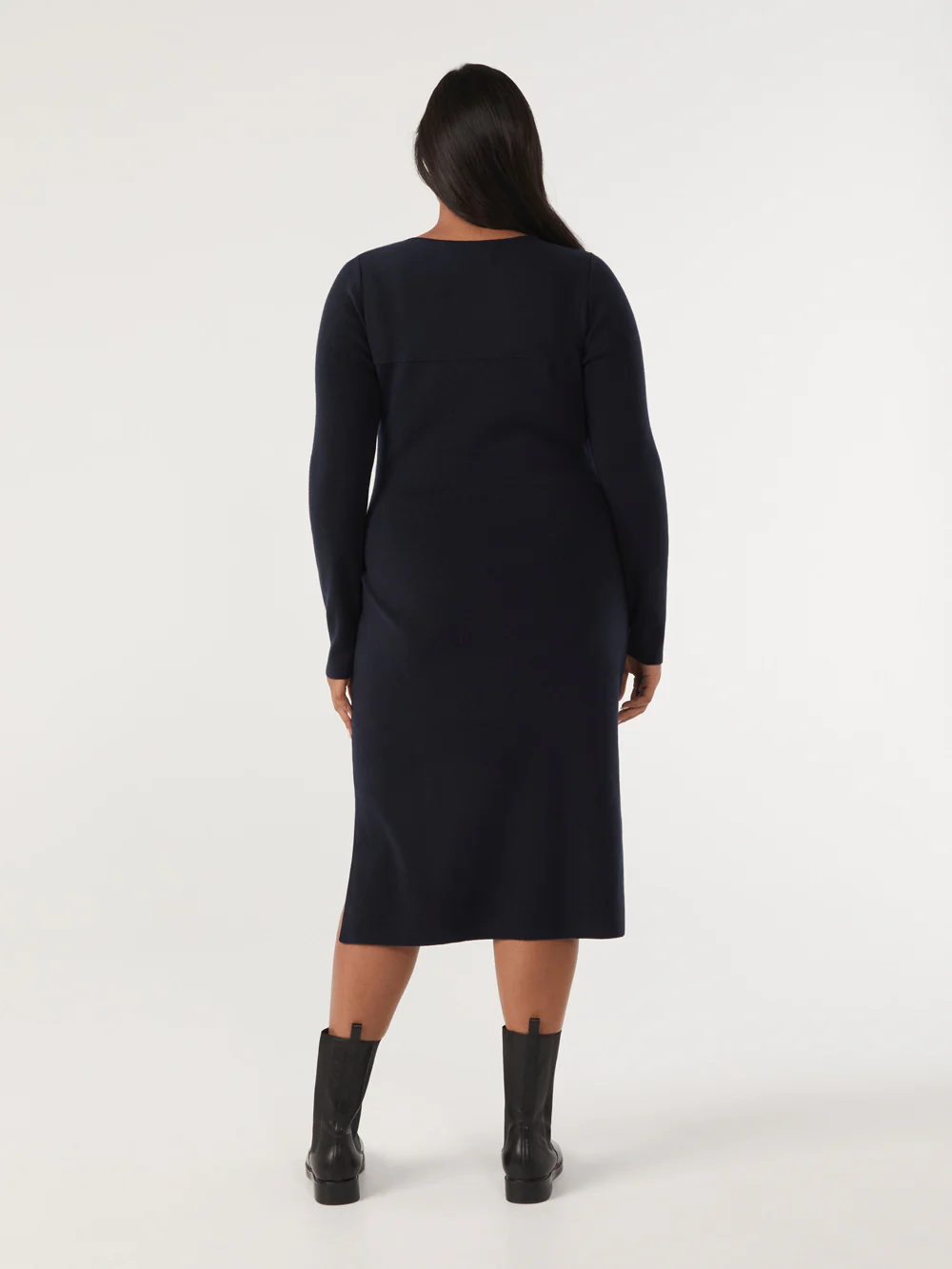 The Cutout Knit Rib Dress - Image 8