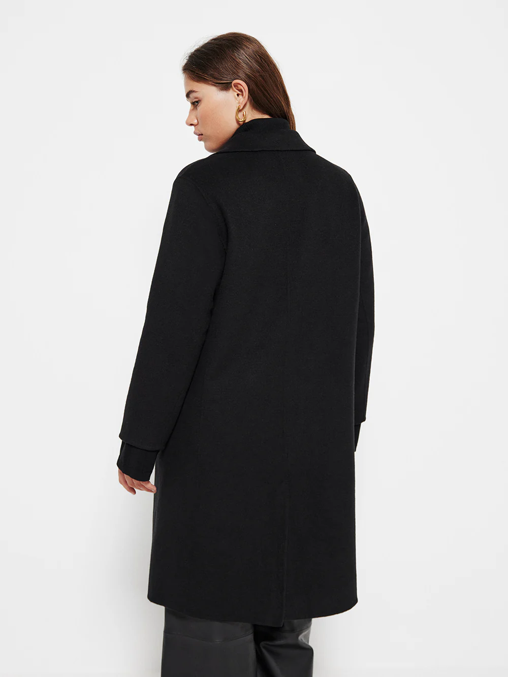 The Double Face Wool Crombie Coat - Image 3