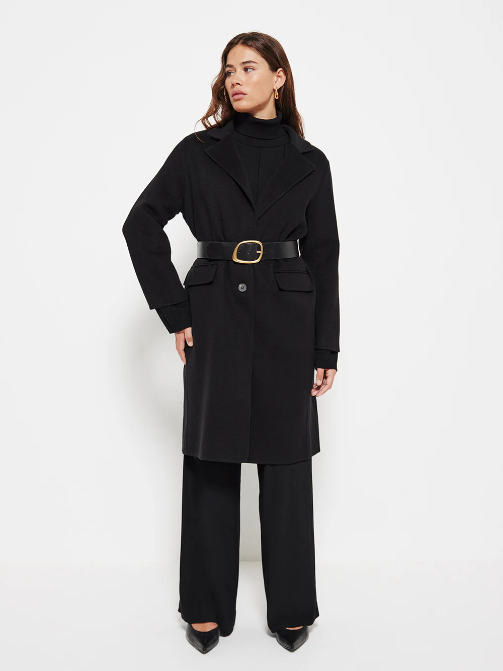The Double Face Wool Crombie Coat - Image 5