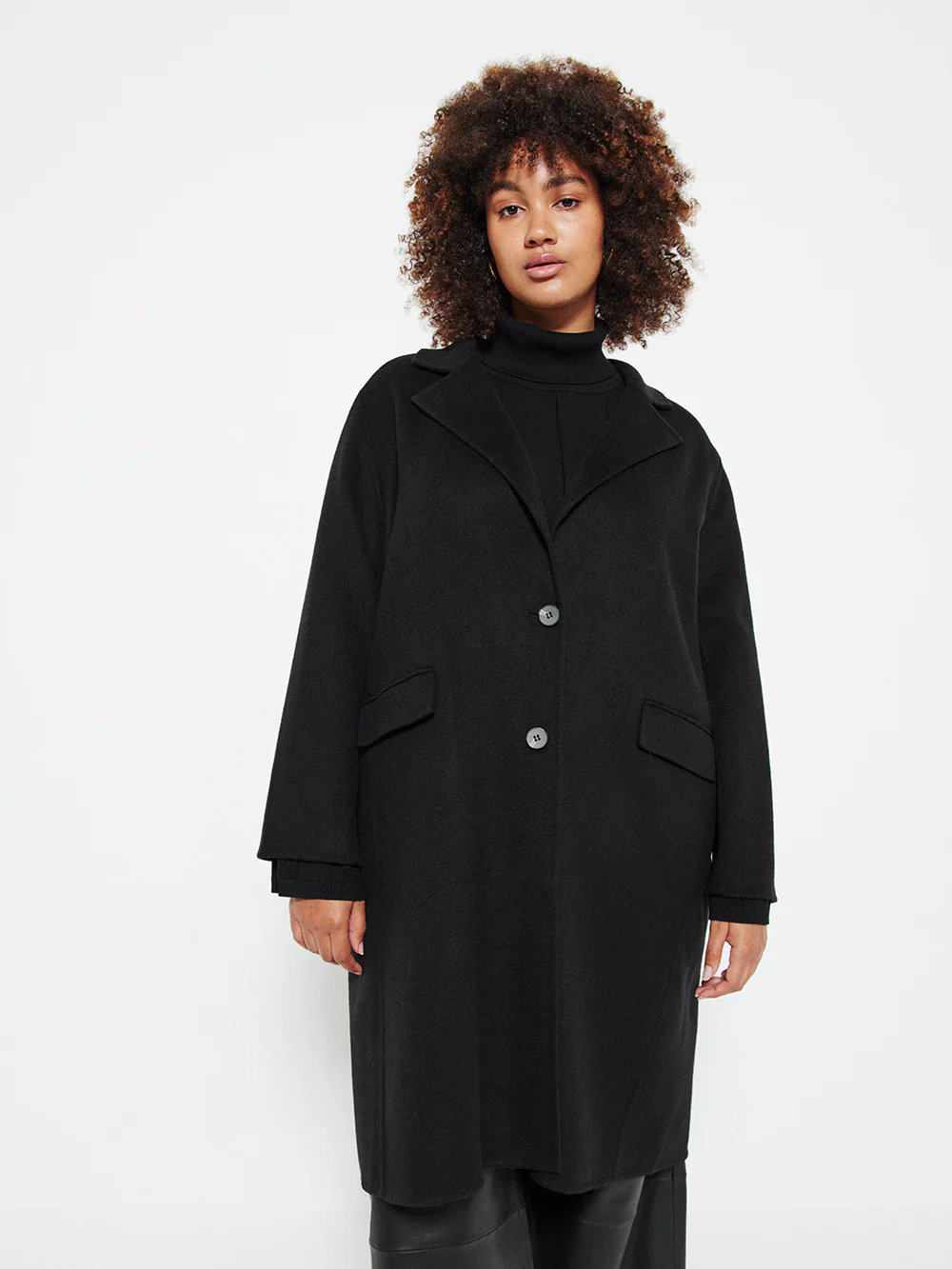 The Double Face Wool Crombie Coat - Image 6