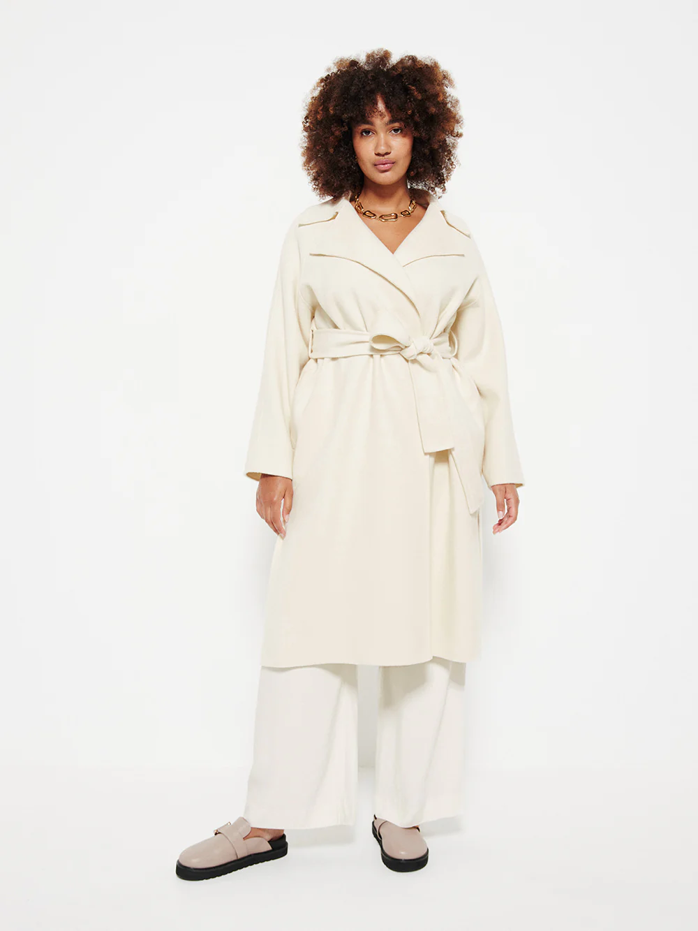 The Double Faced Wool Trench - Image 5