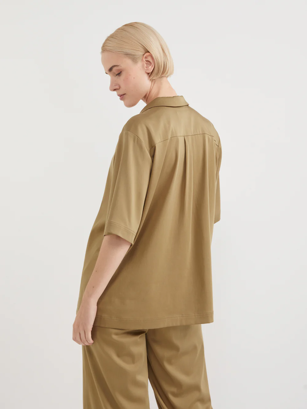 The Draped Button Shirt - Image 4