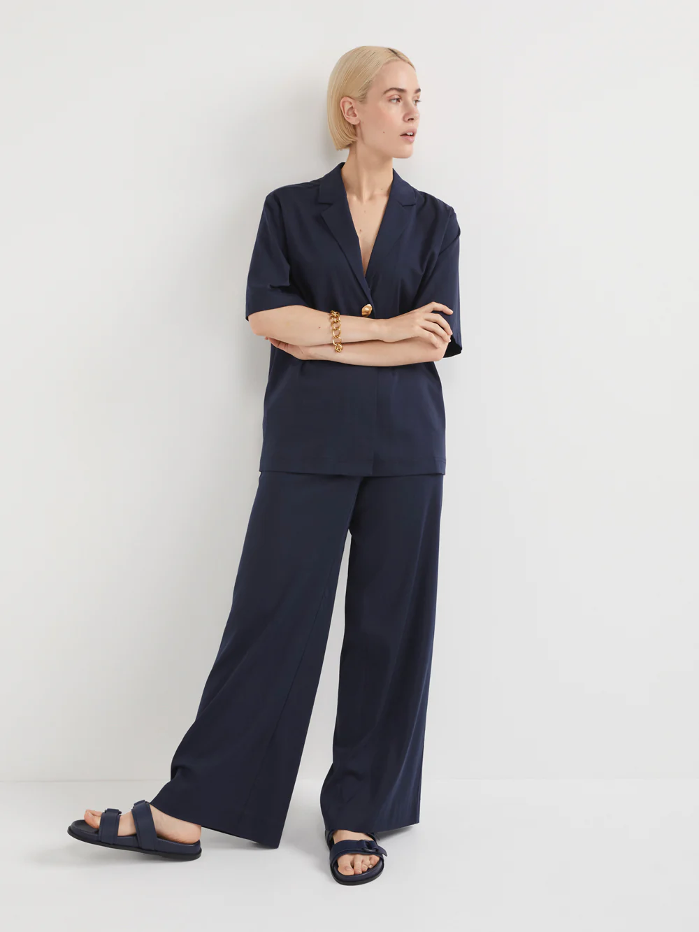 The Draped Button Shirt - Image 2