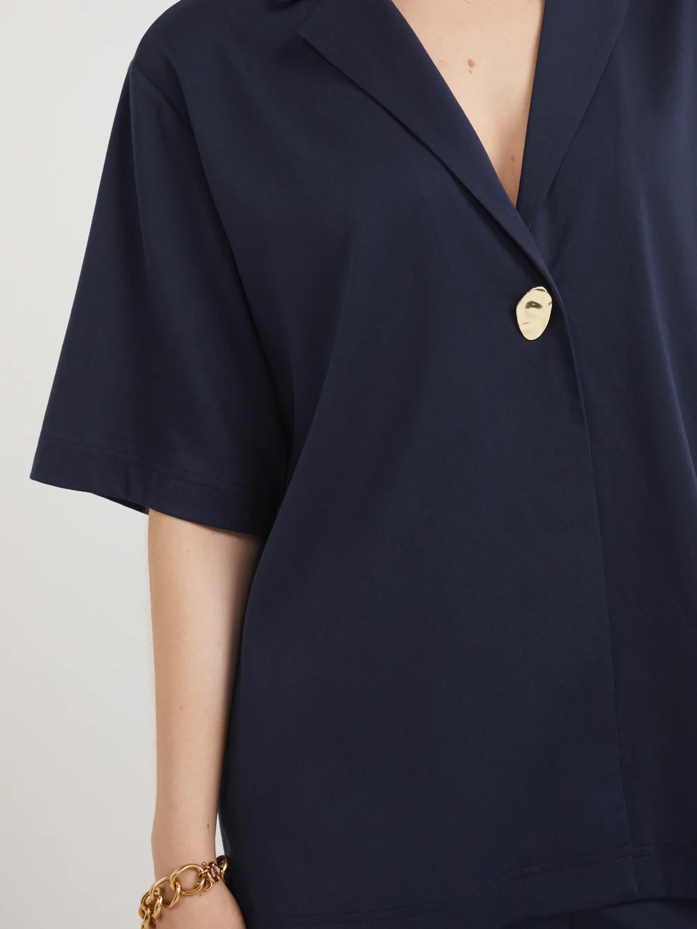 The Draped Button Shirt - Image 3