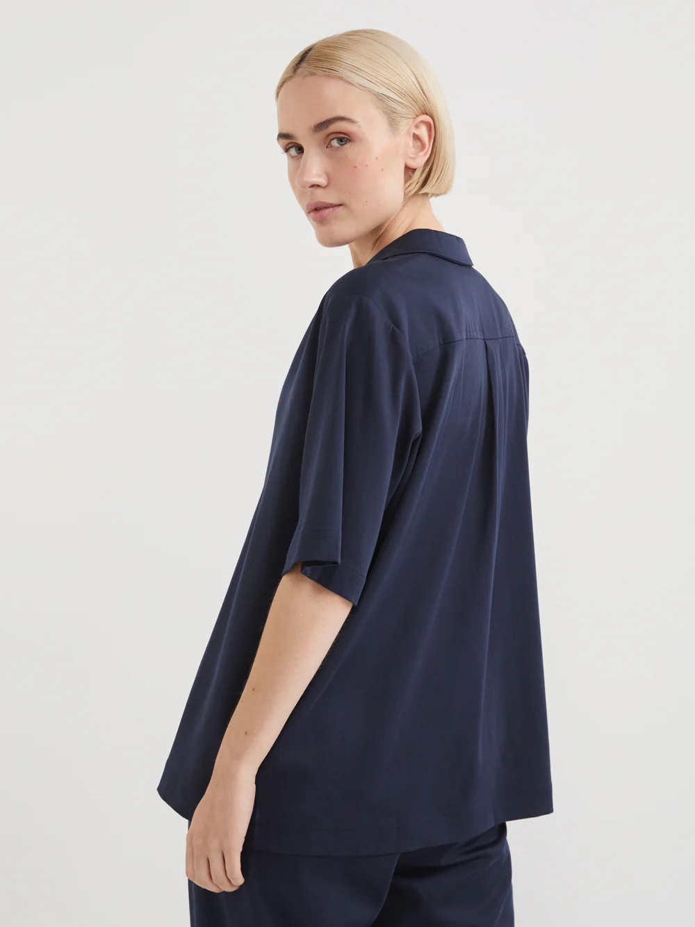 The Draped Button Shirt - Image 4