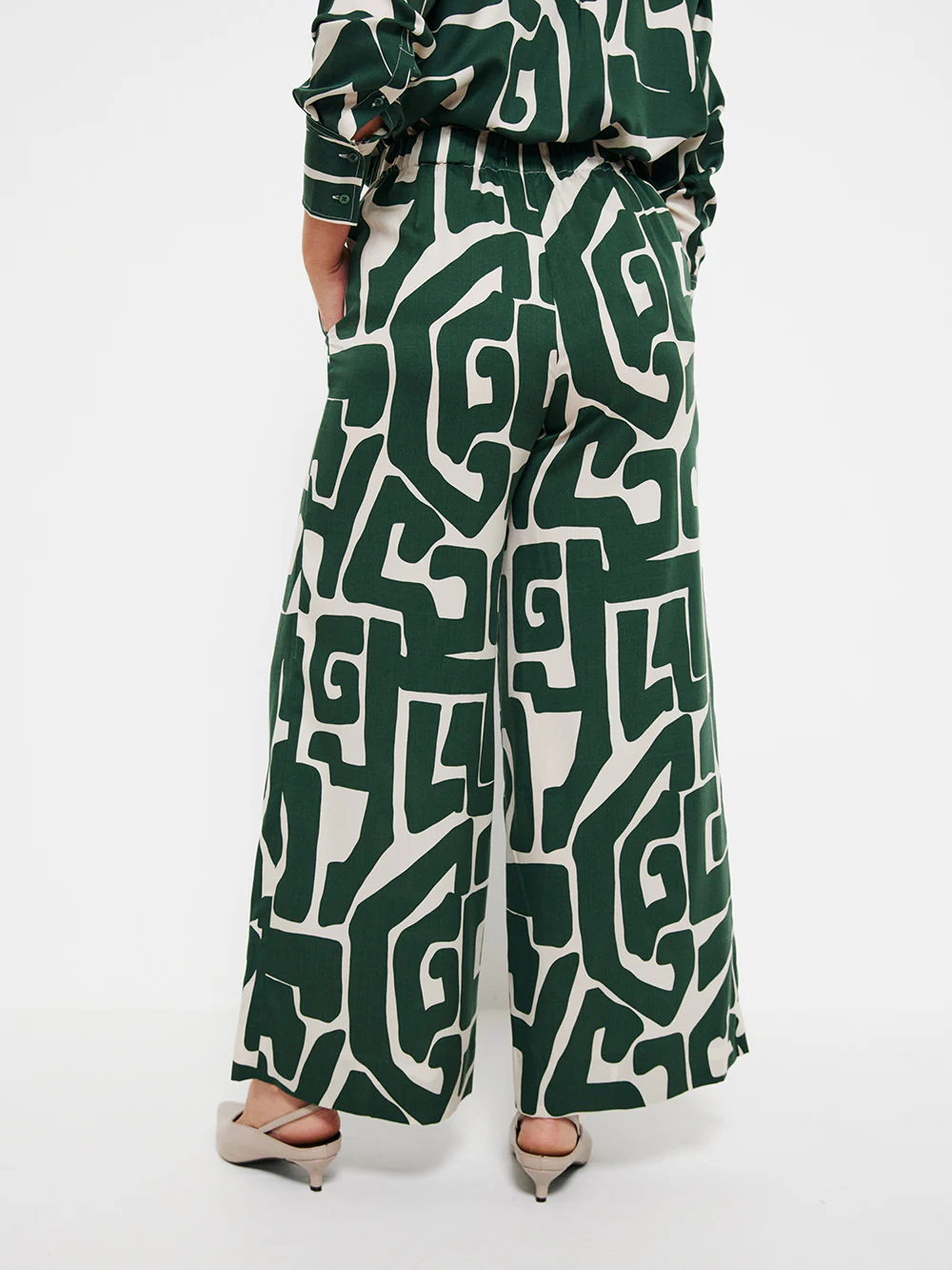The Draped Print Pant - Image 4