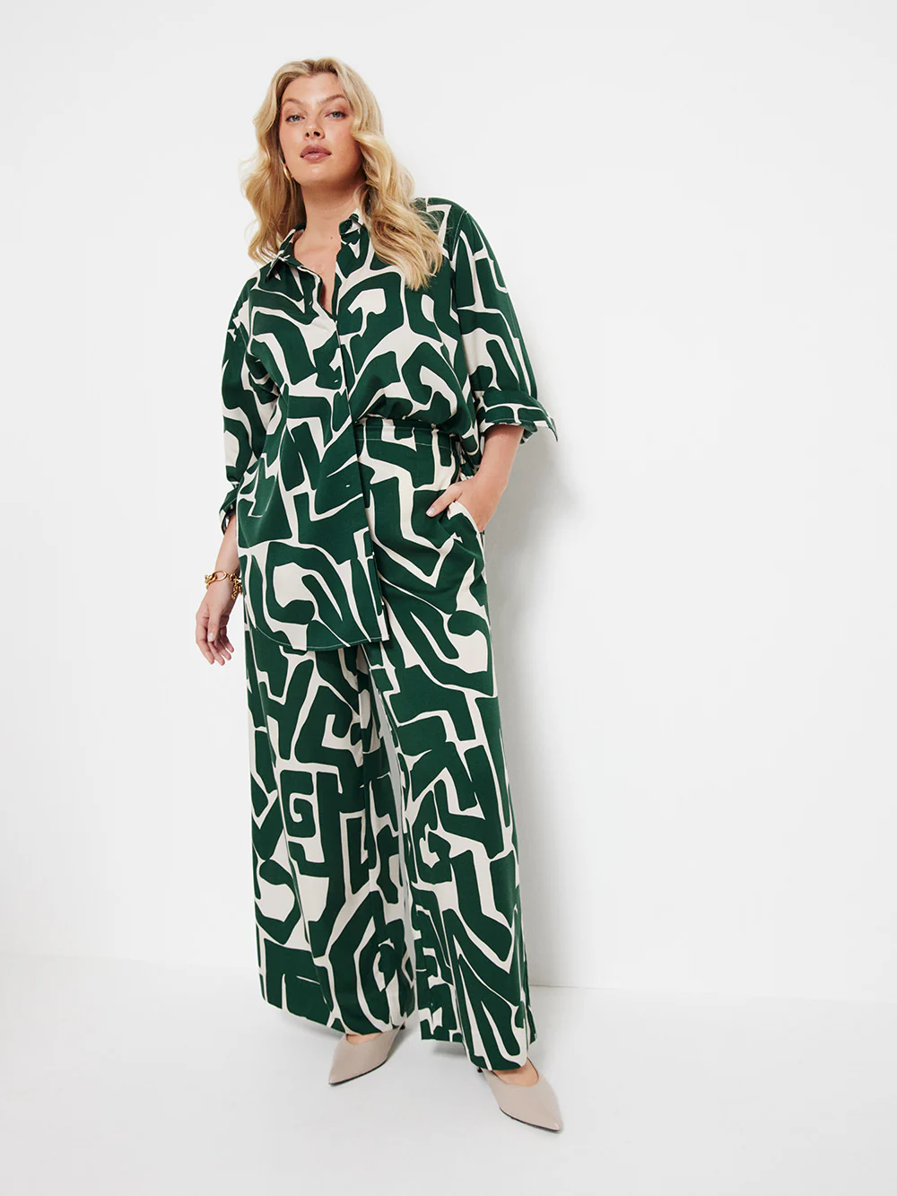 The Draped Print Pant - Image 5