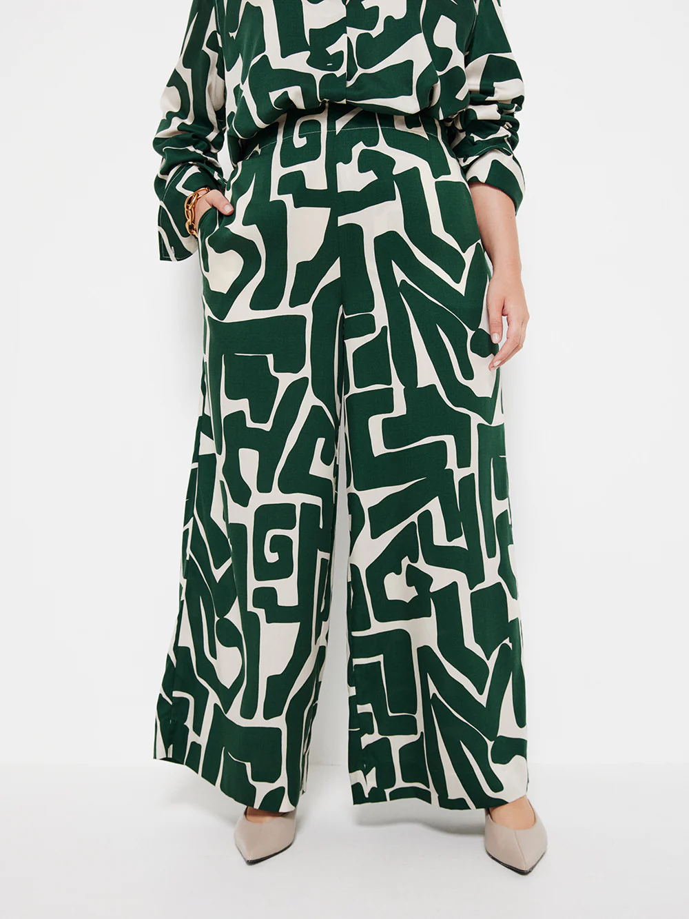 The Draped Print Pant - Image 6