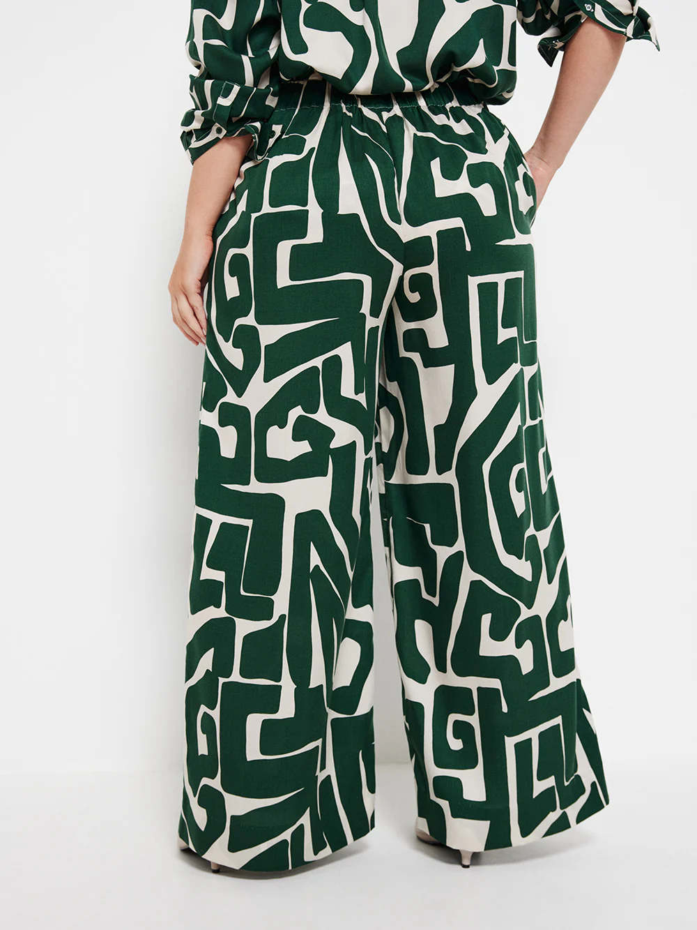 The Draped Print Pant - Image 8