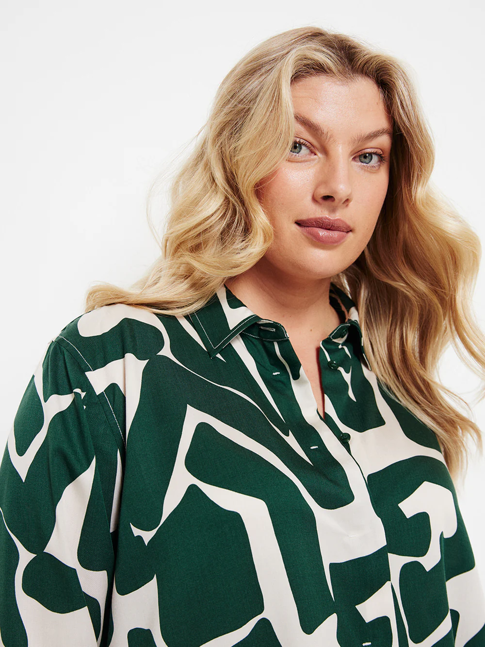 The Draped Print Shirt - Image 6