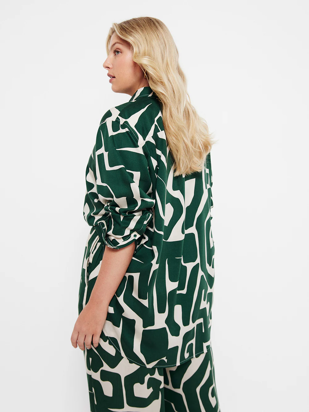 The Draped Print Shirt - Image 7