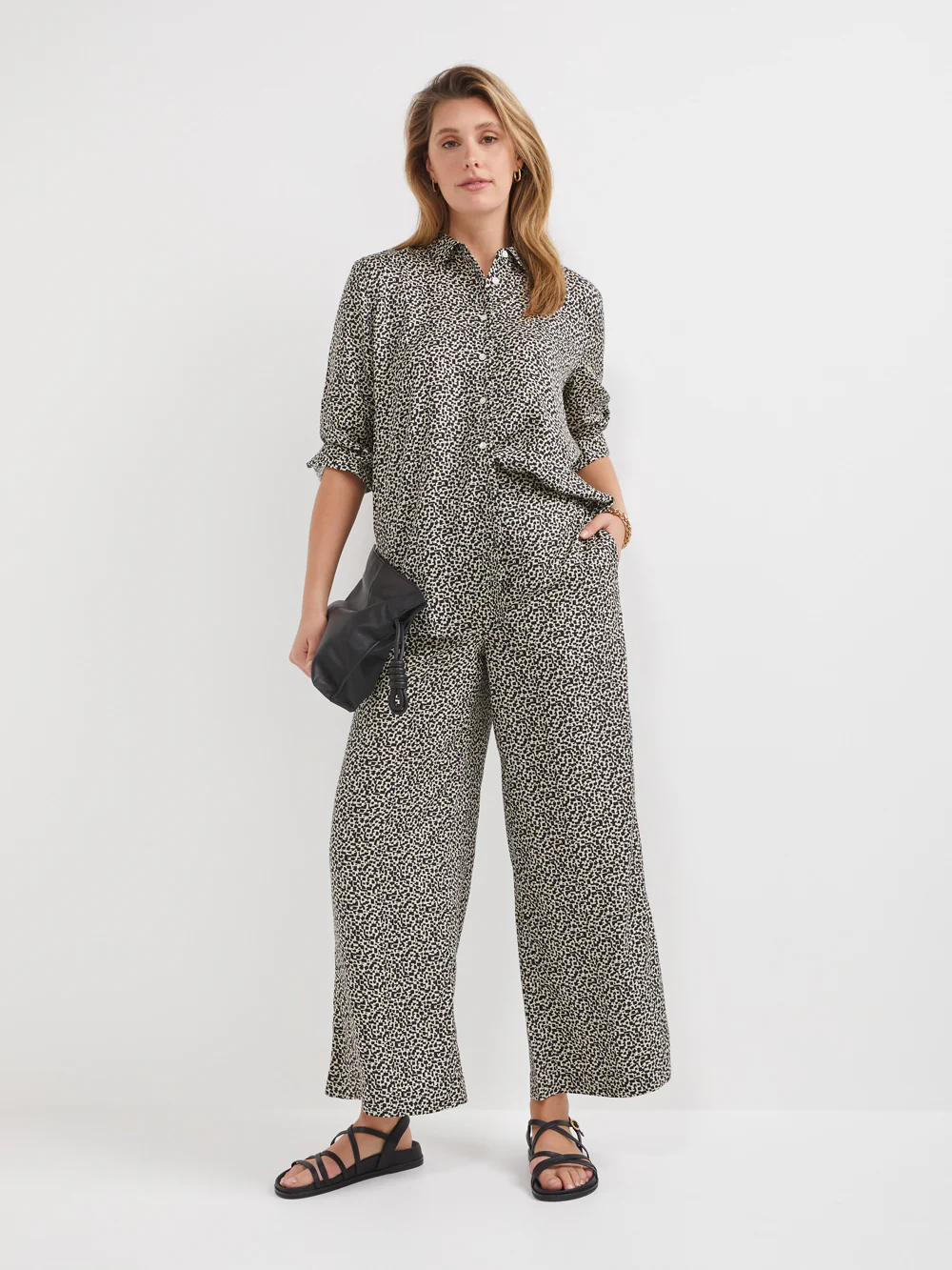 The Draped Print Shirt
