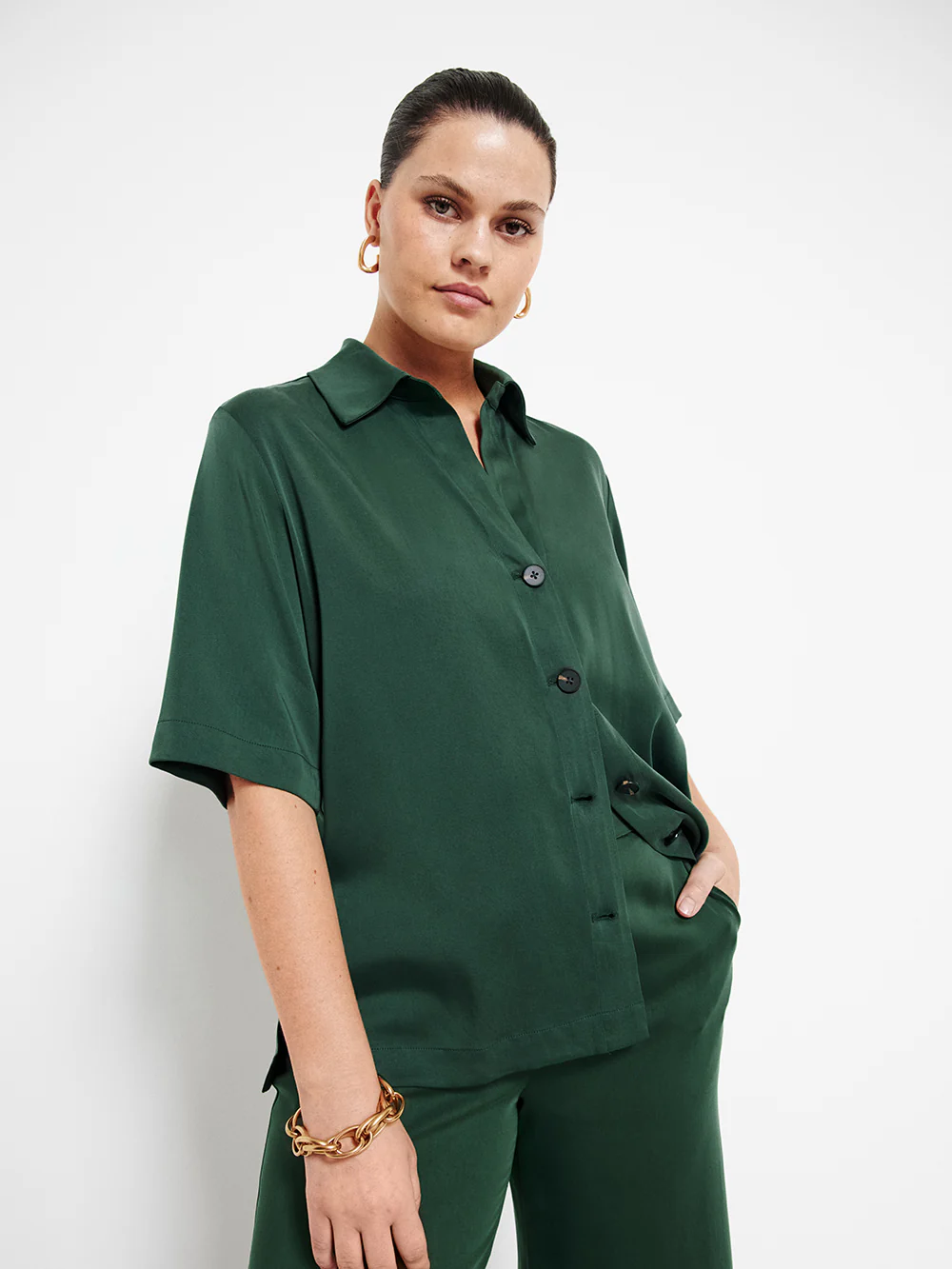 The Draped Shirt