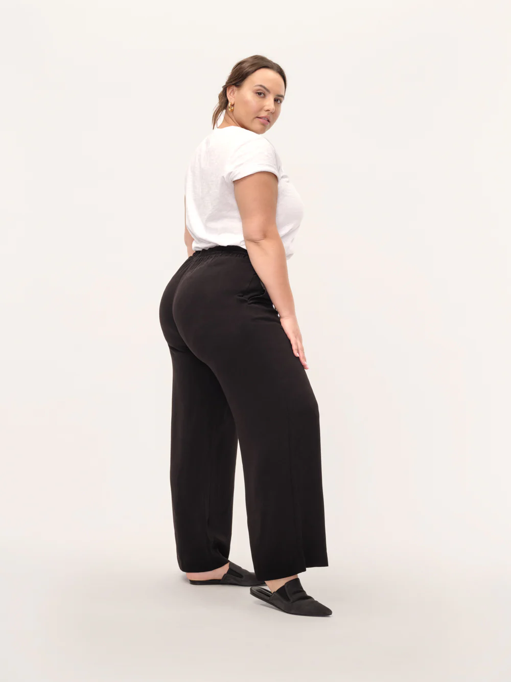 The Draped Wide Leg Pant - Image 4