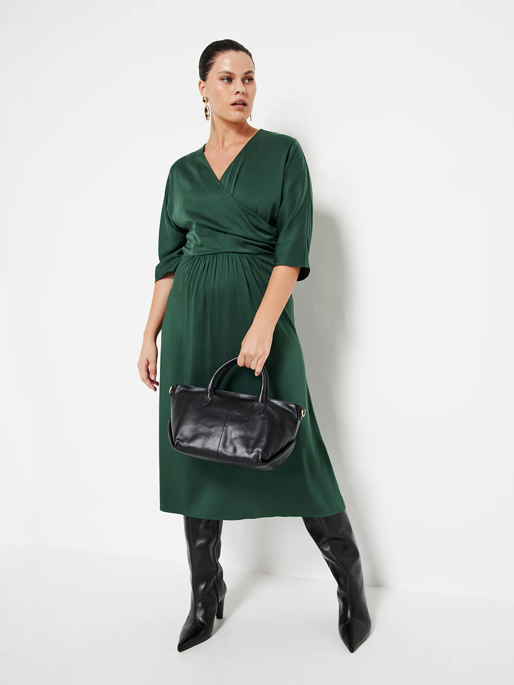 The Draped Wrap Dress - Image 4
