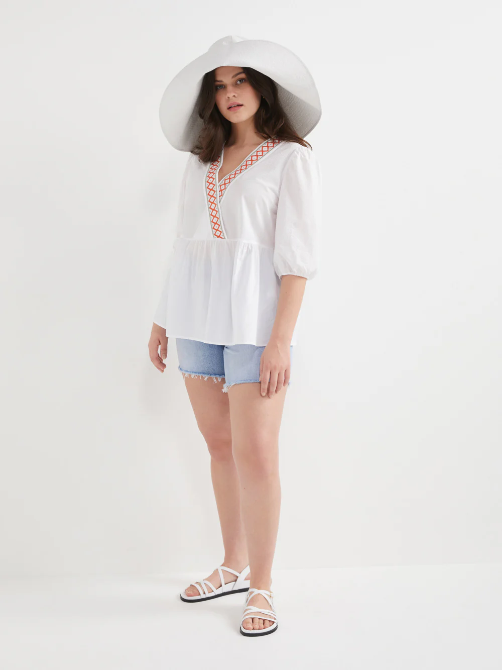 The Embroidered Seersucker Top - Image 4