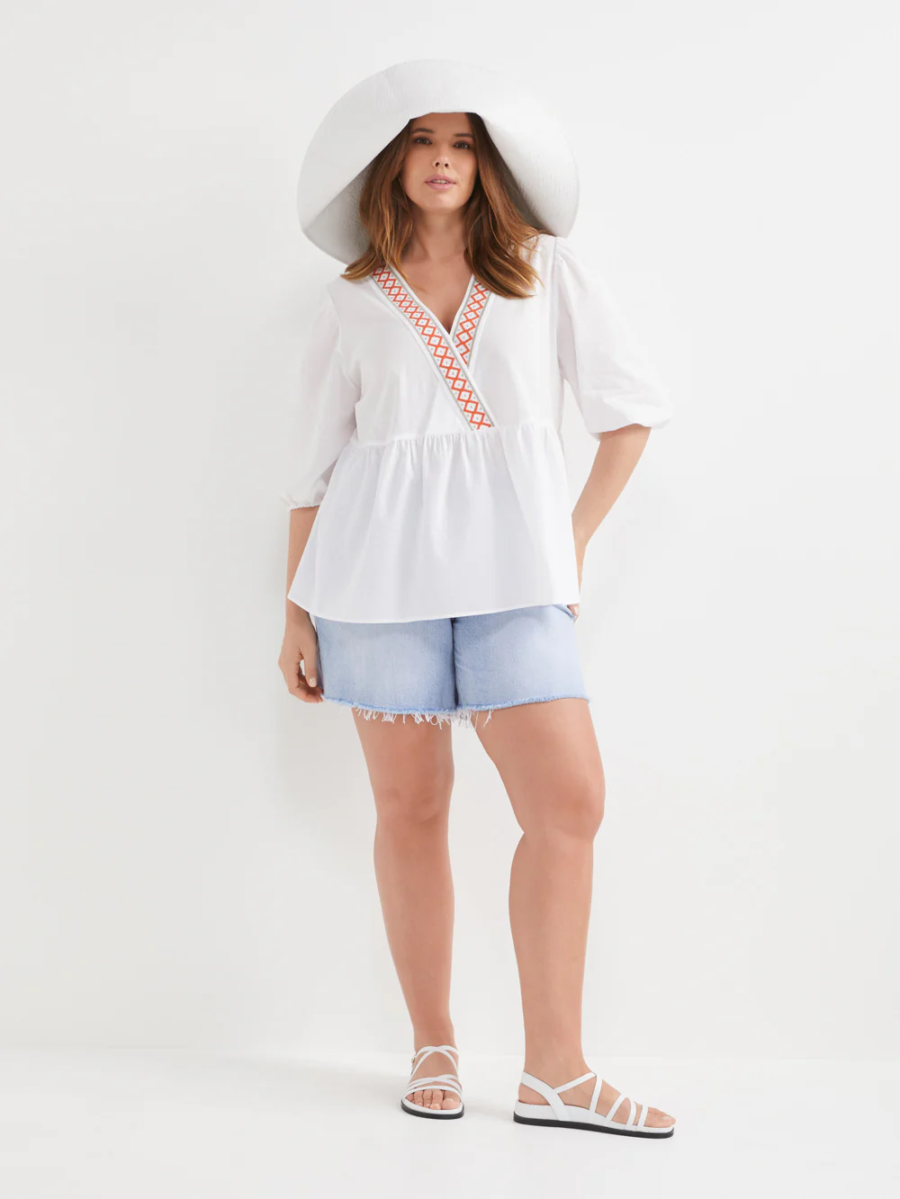 The Embroidered Seersucker Top - Image 8