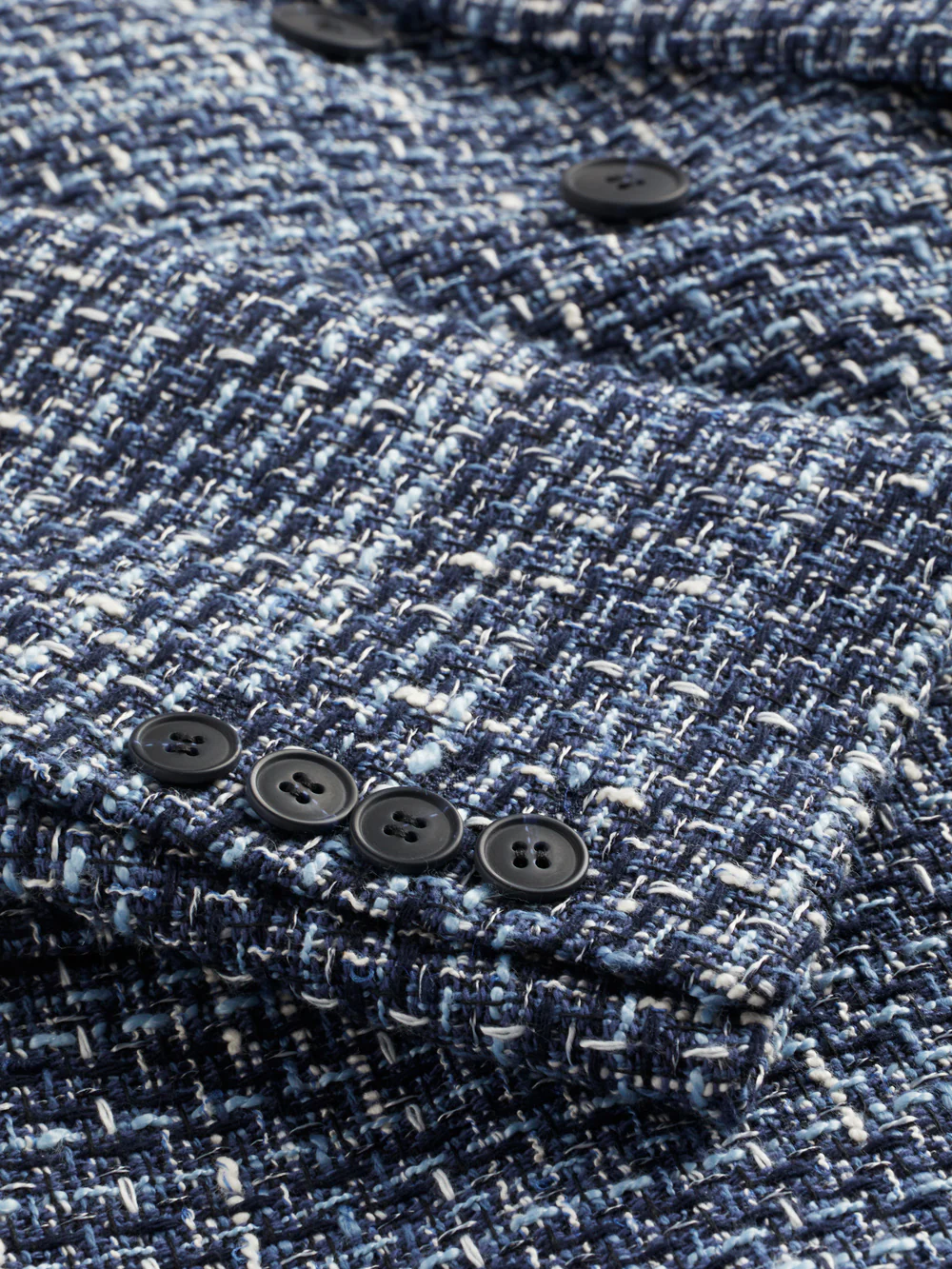 The Fitted Tweed Check Blazer - Image 5