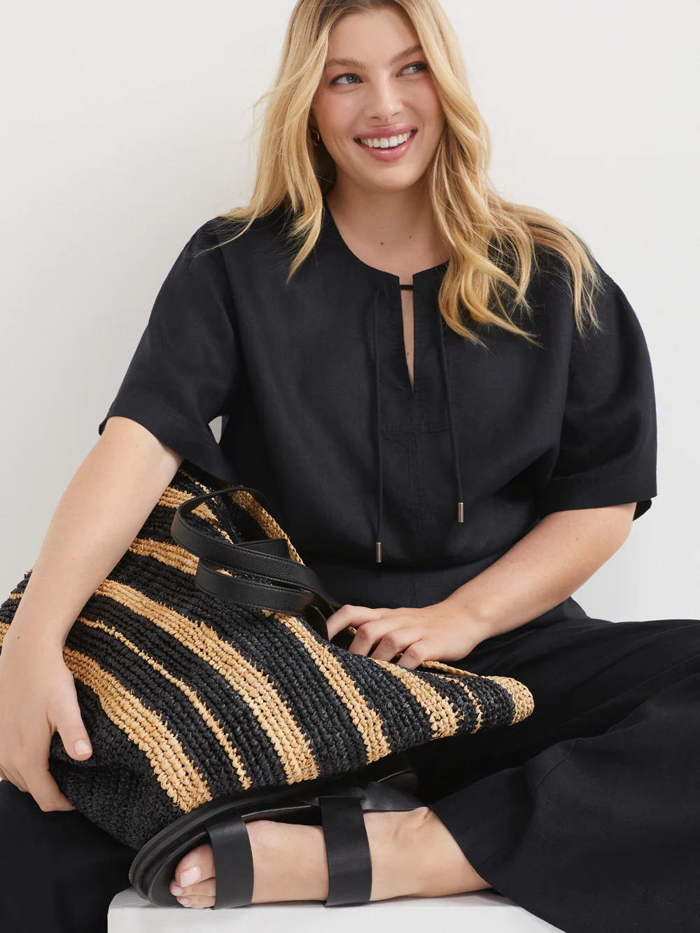 The Flat Front Linen Pant - Image 9