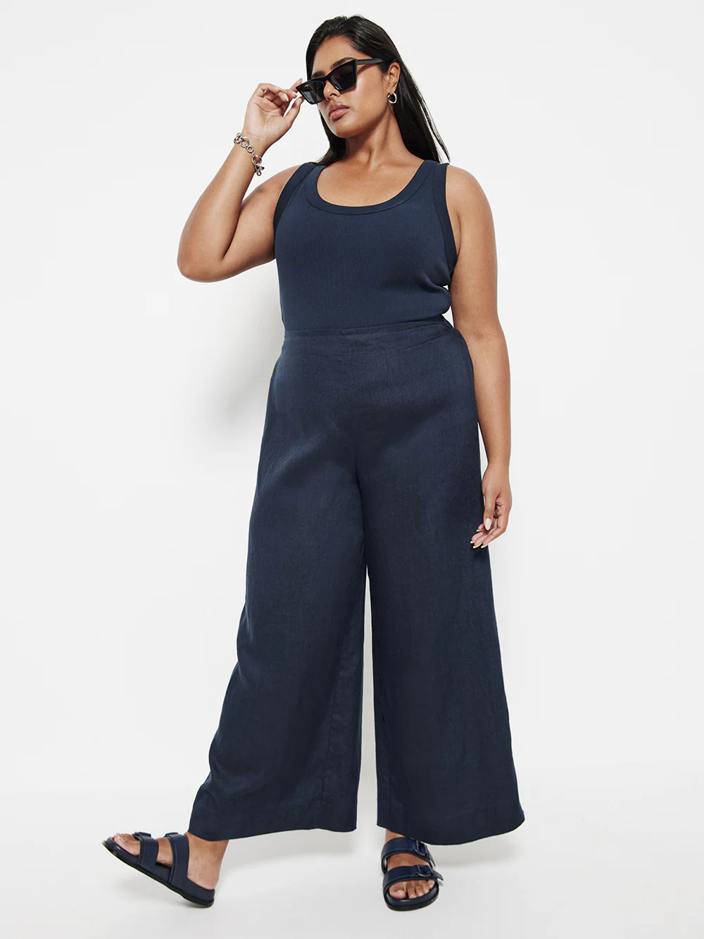 The Flat Front Linen Pant - Image 10