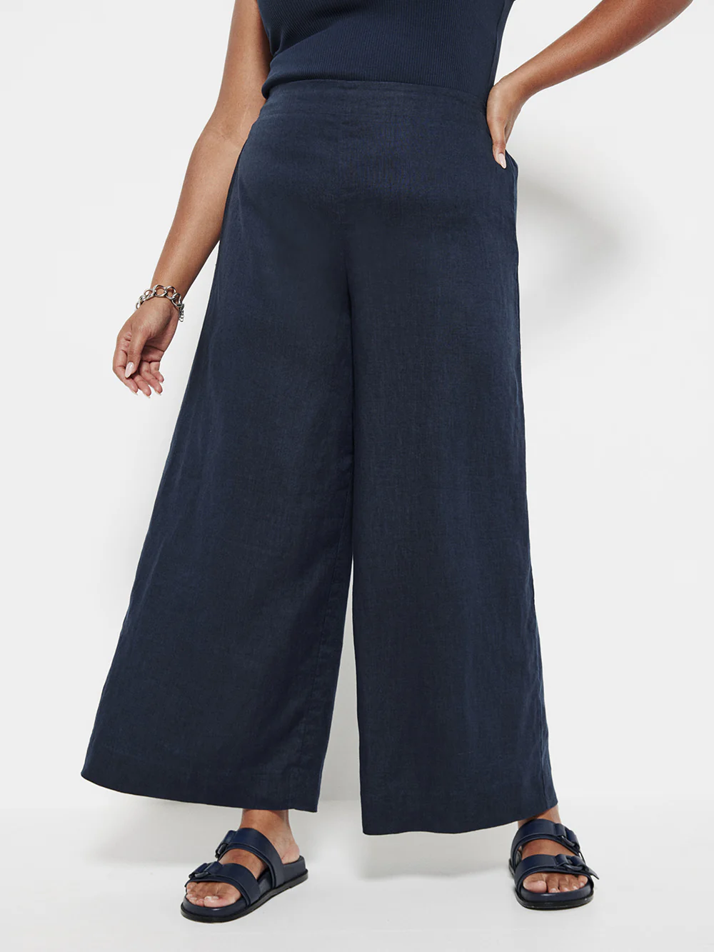 The Flat Front Linen Pant - Image 7