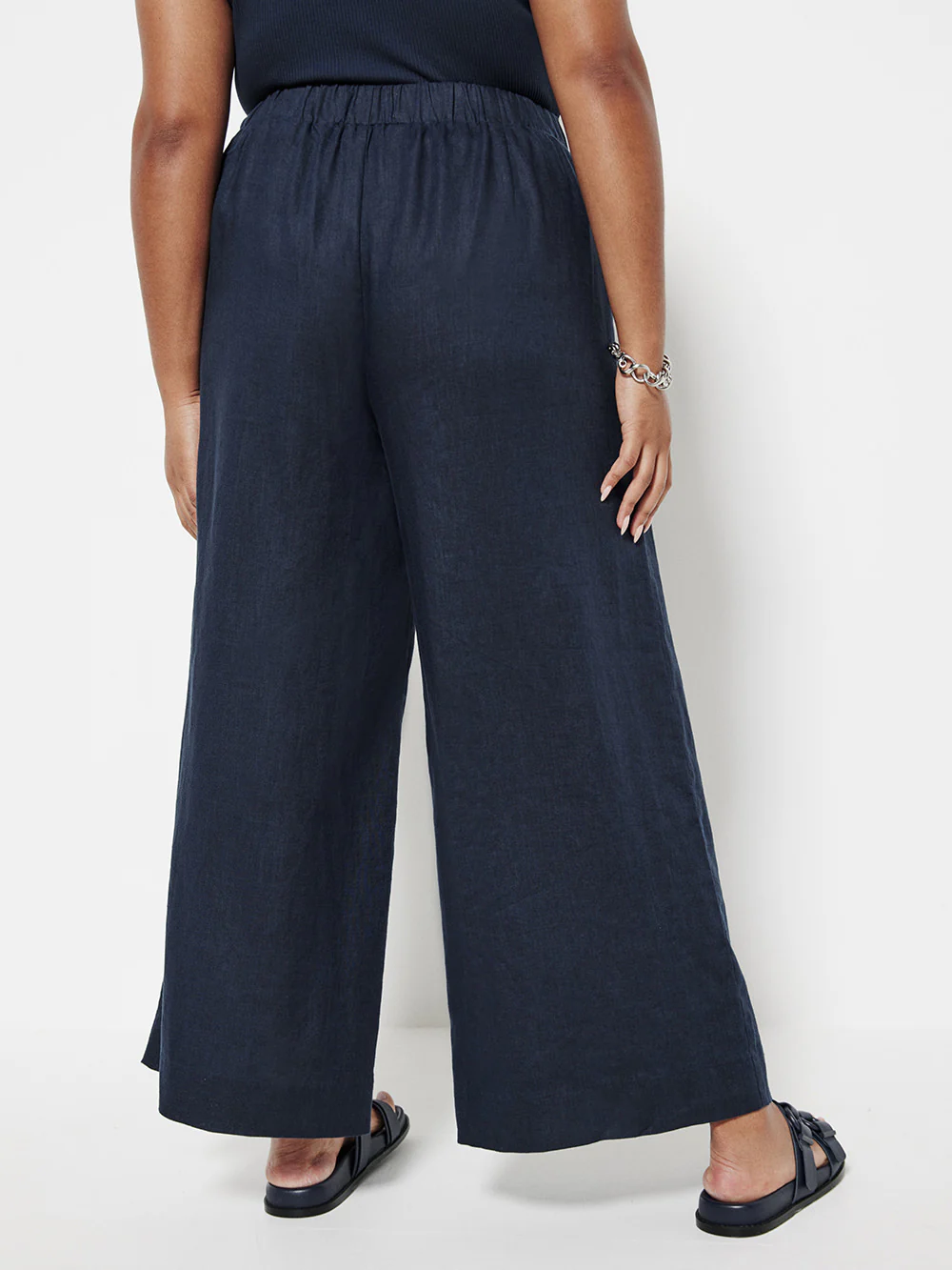 The Flat Front Linen Pant - Image 9