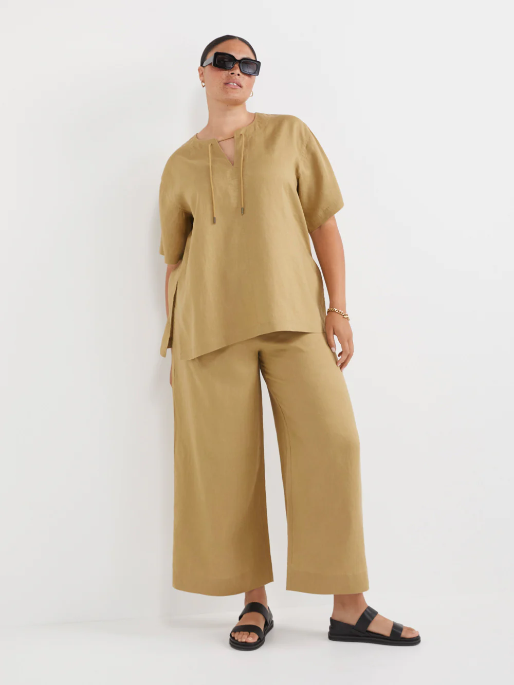The Flat Front Linen Pant - Image 6