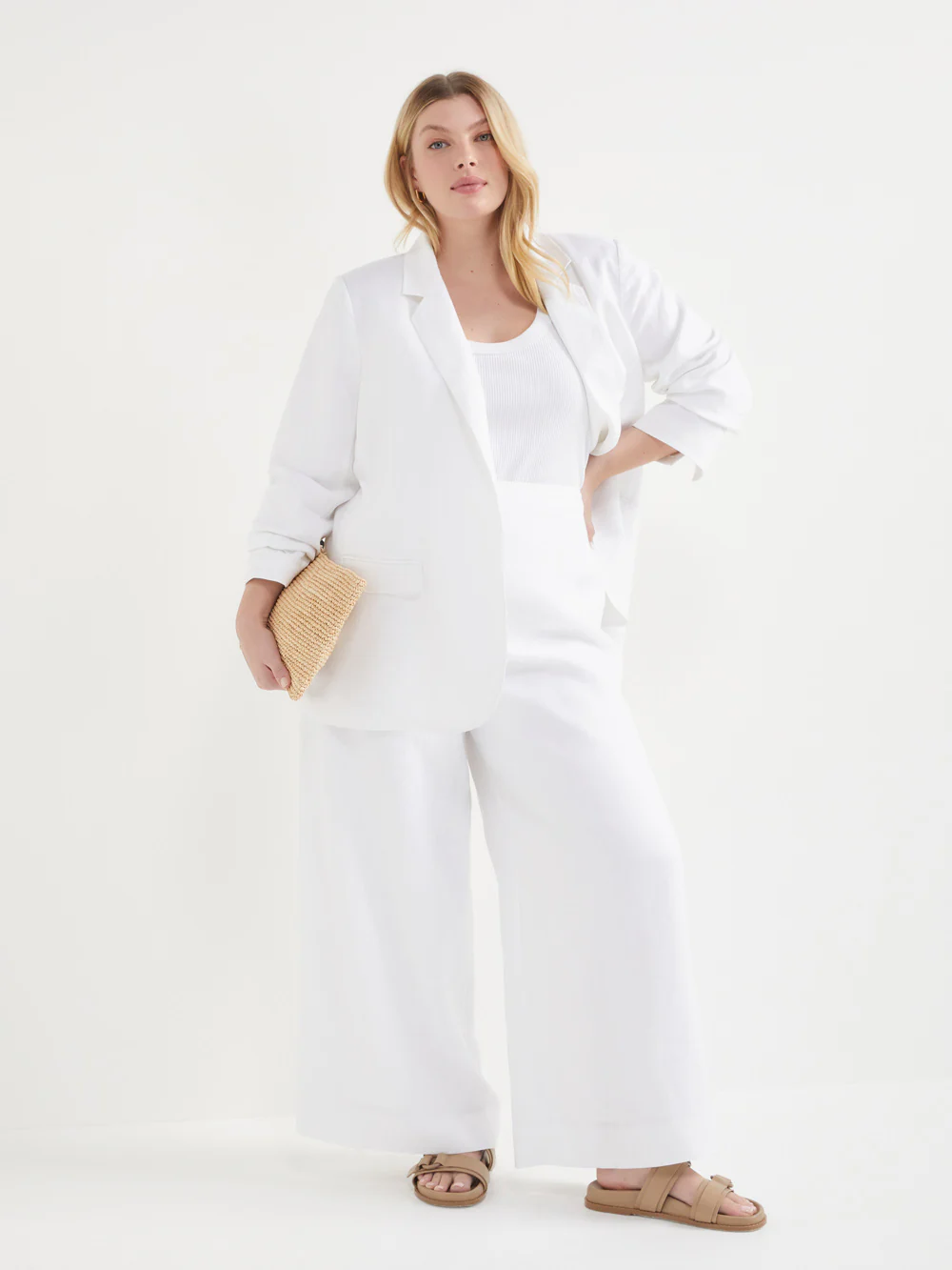 The Flat Front Linen Pant - Image 5