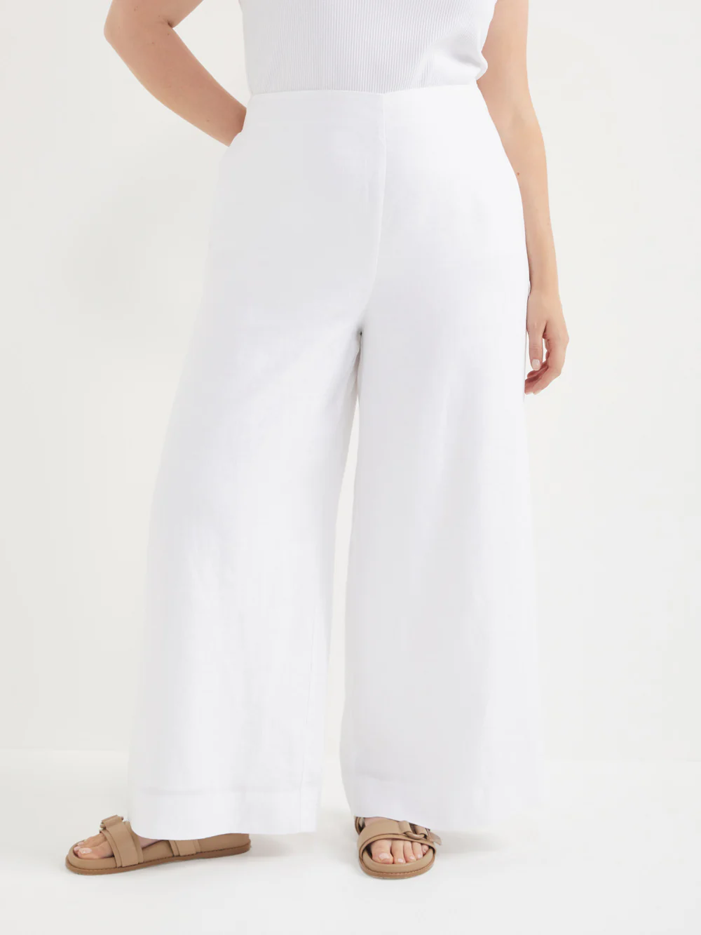 The Flat Front Linen Pant - Image 6