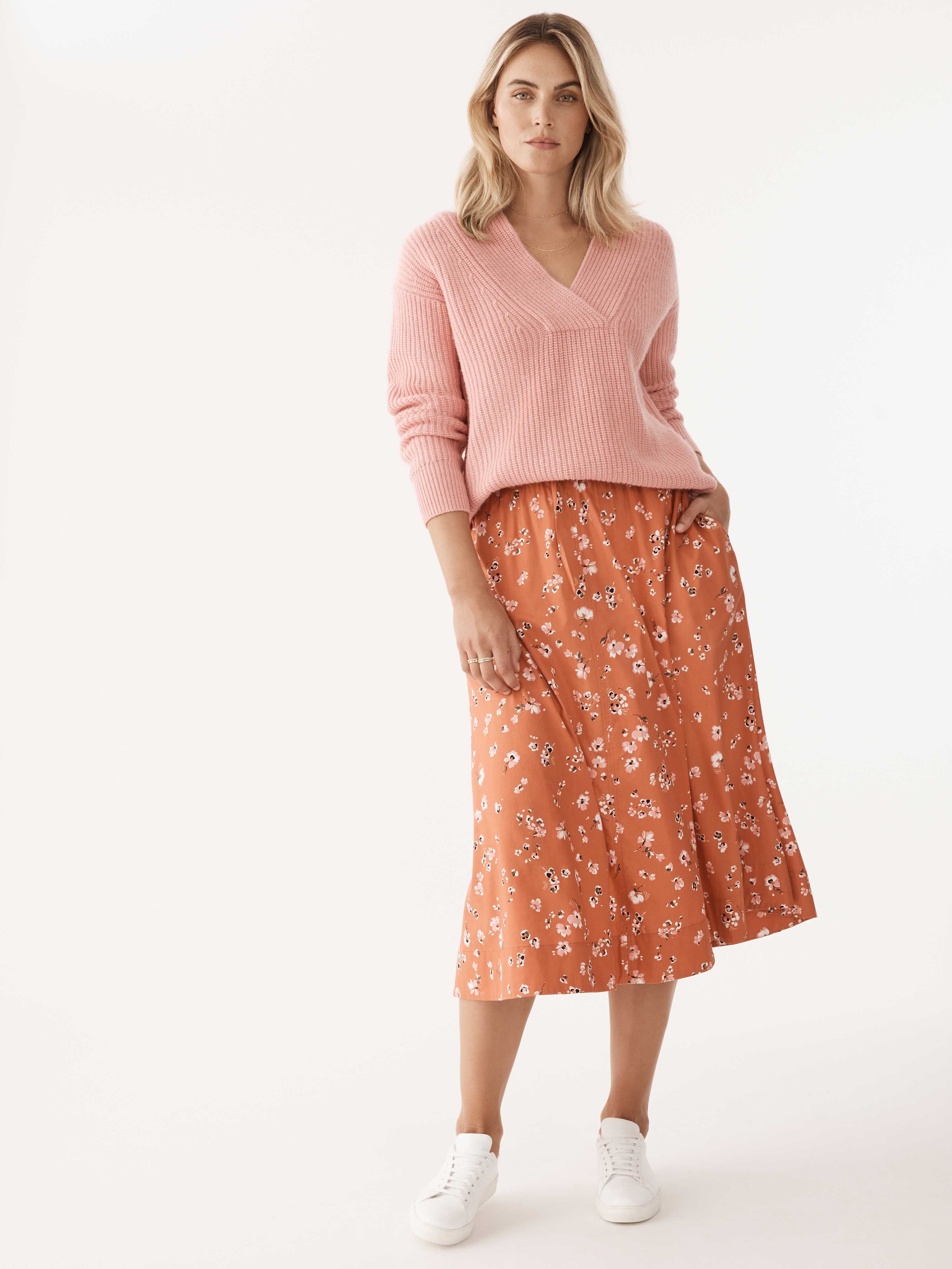 The Floral Cotton Skirt