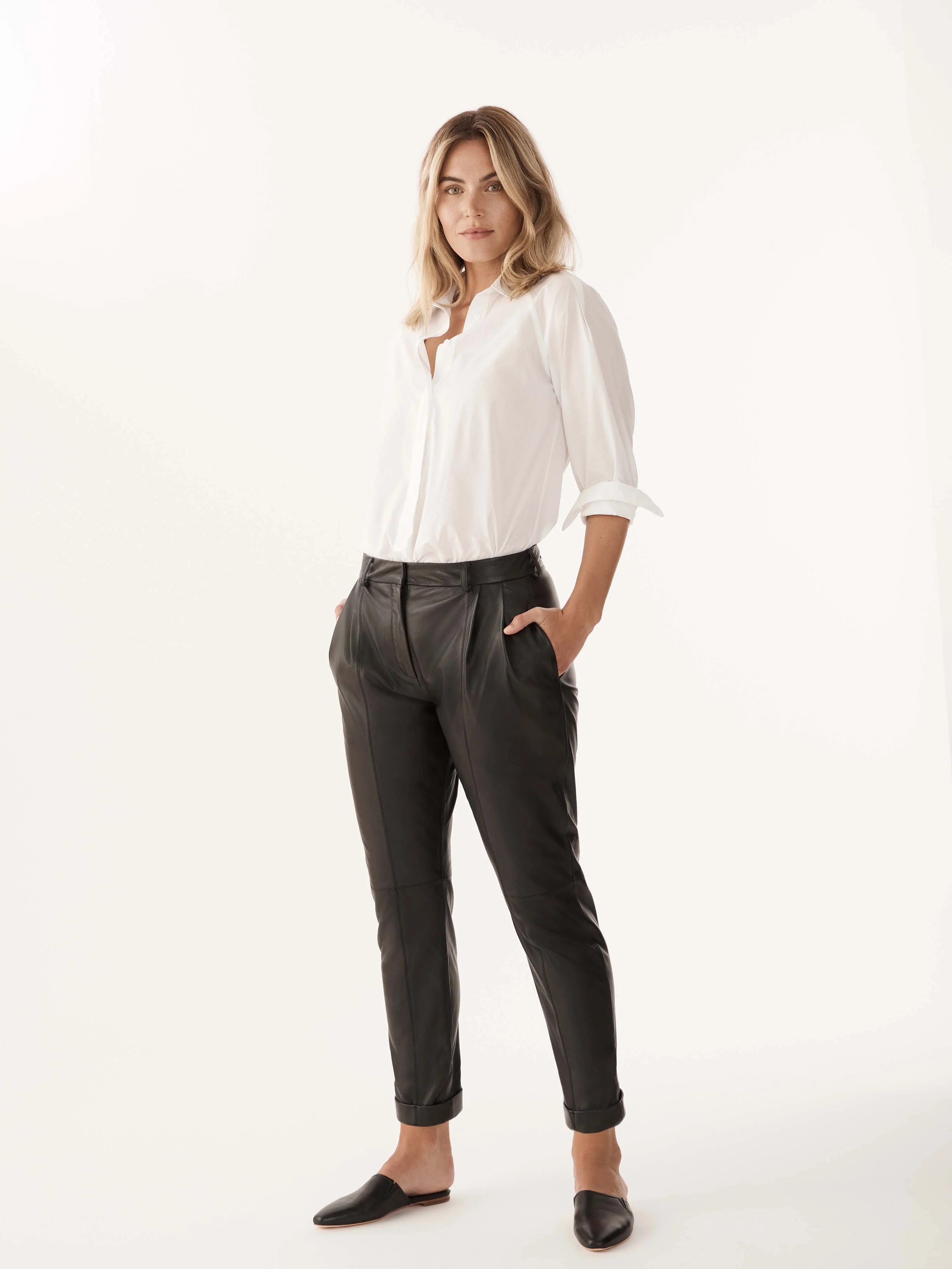 The Iconic Leather Pant