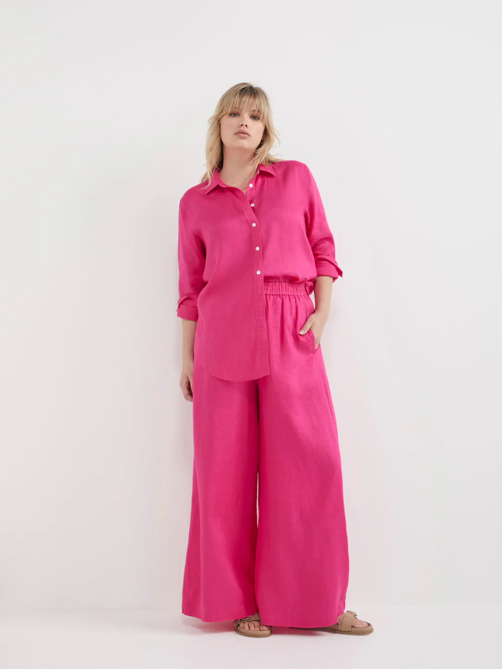 The Lightweight Linen Palazzo Pant