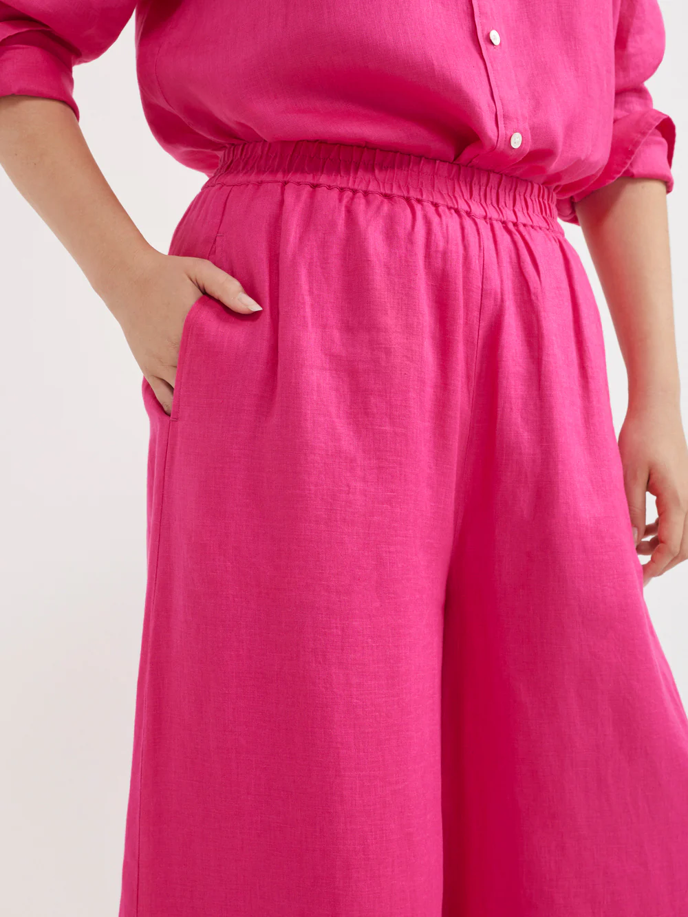 The Lightweight Linen Palazzo Pant - Image 3