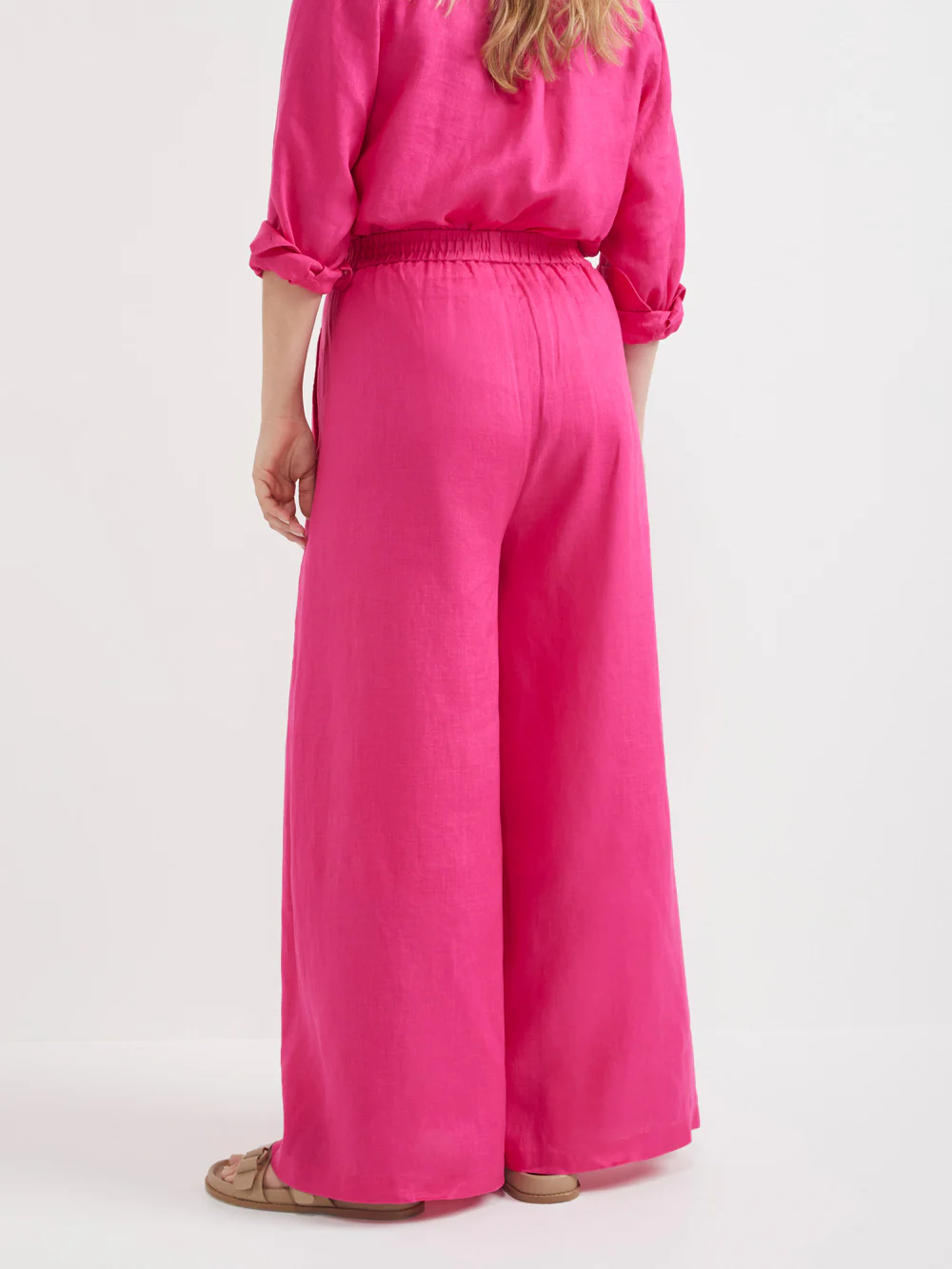 The Lightweight Linen Palazzo Pant - Image 4