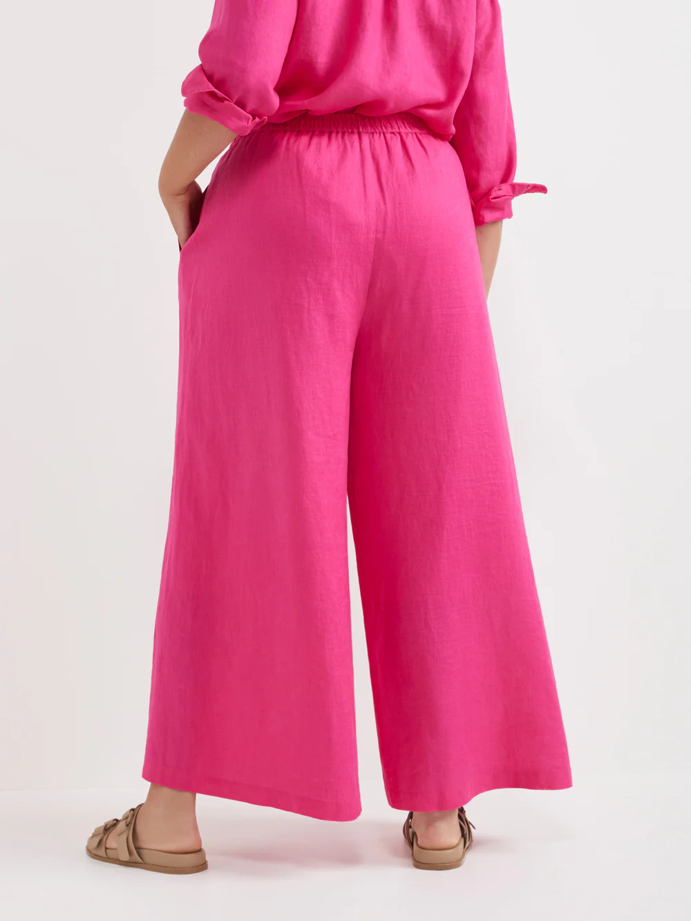 The Lightweight Linen Palazzo Pant - Image 9