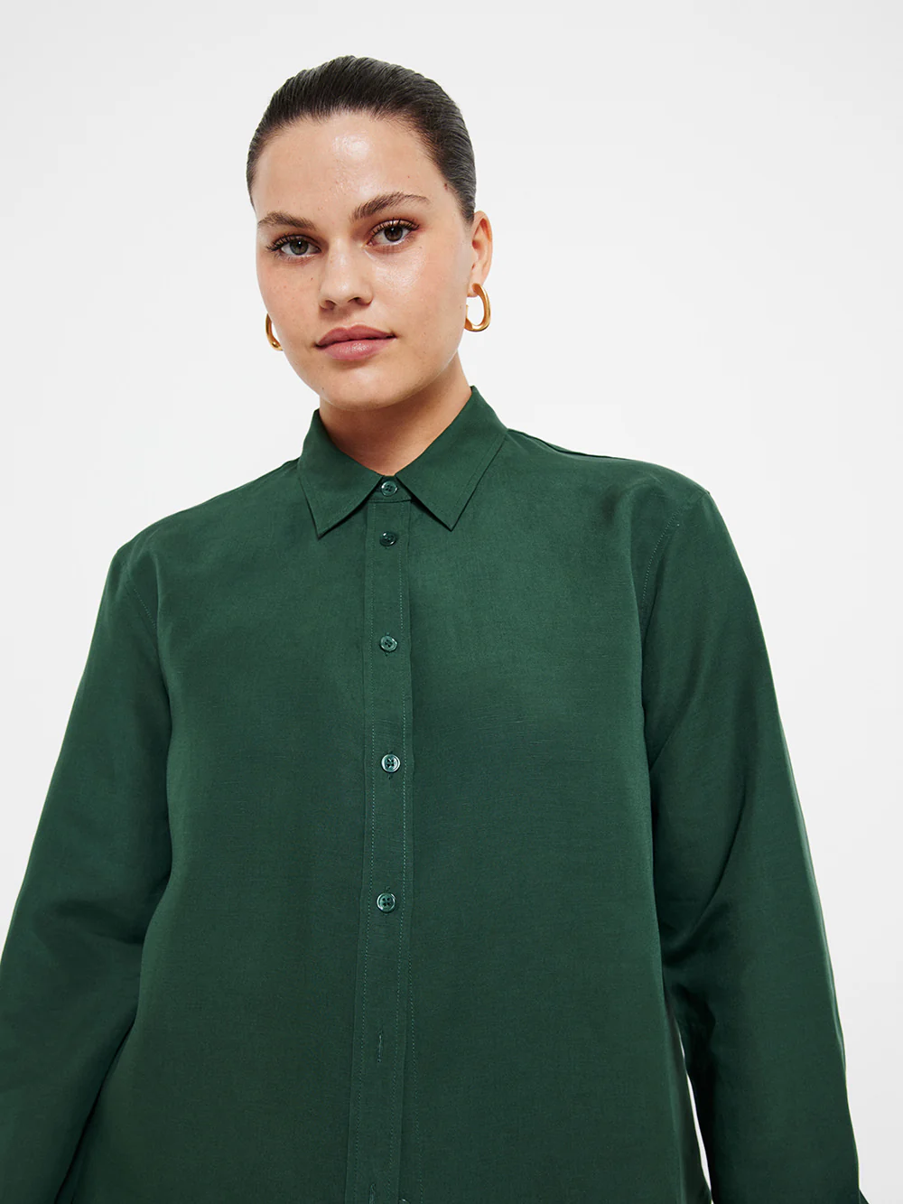 The Linen Blend Relaxed Shirt - Image 3