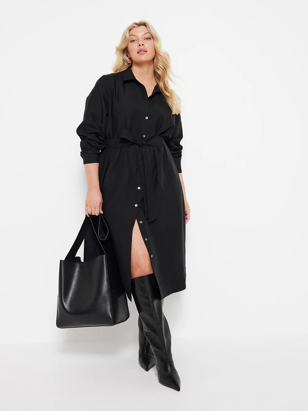 The Linen Blend Shirt Dress - Image 10