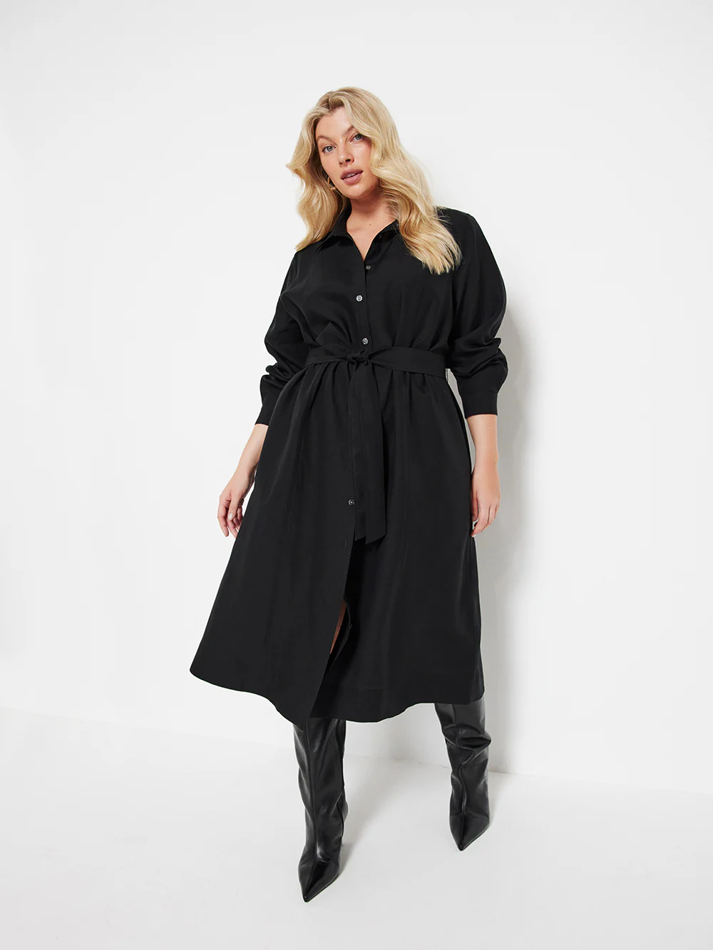 The Linen Blend Shirt Dress - Image 8